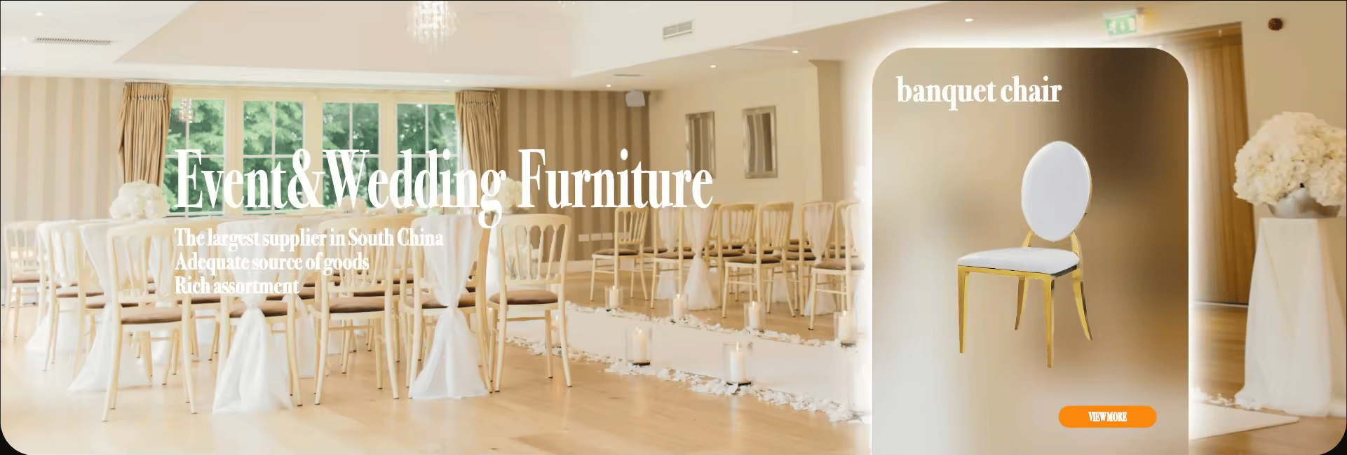 JJY EVENT Wedding Table Chair Manufacturer