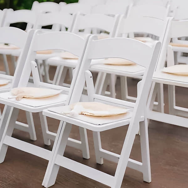 Resin Folding Chair – Classic White Wedding Chair
