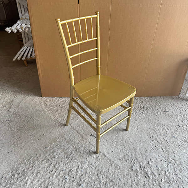 Resin Chiavari Chair – Stackable Wedding Ballroom Chair