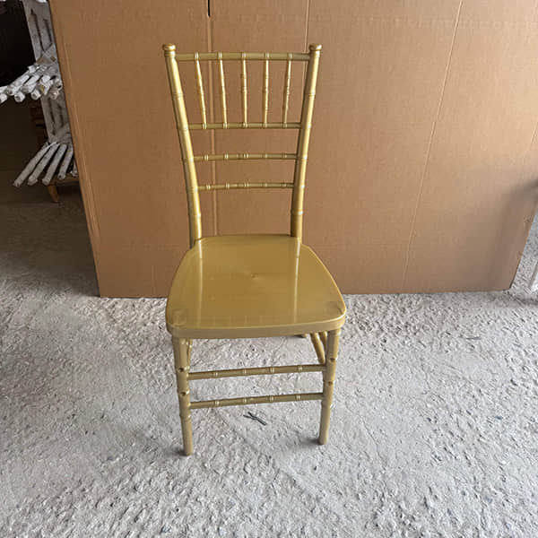 Resin Chiavari Chair – Stackable Wedding Ballroom Chair