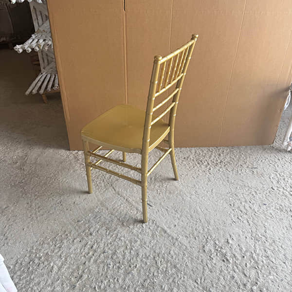 Resin Chiavari Chair – Stackable Wedding Ballroom Chair