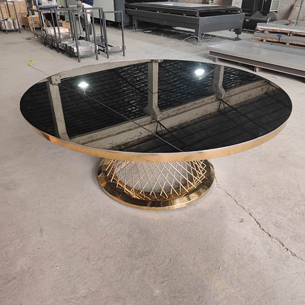 Rectangular Wedding Banquet Table – Foldable Metal Frame