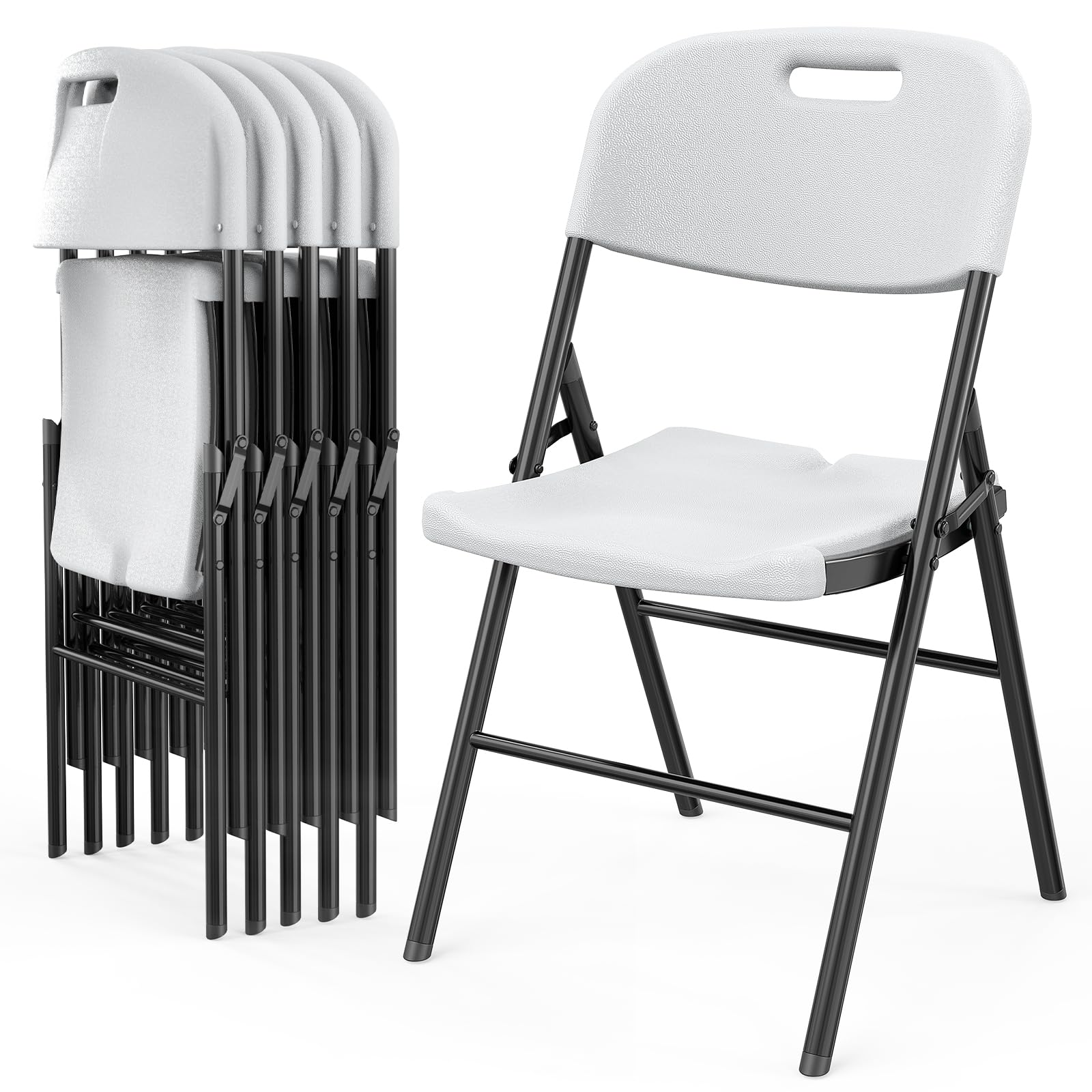 Portable HDPE plastic folding chair