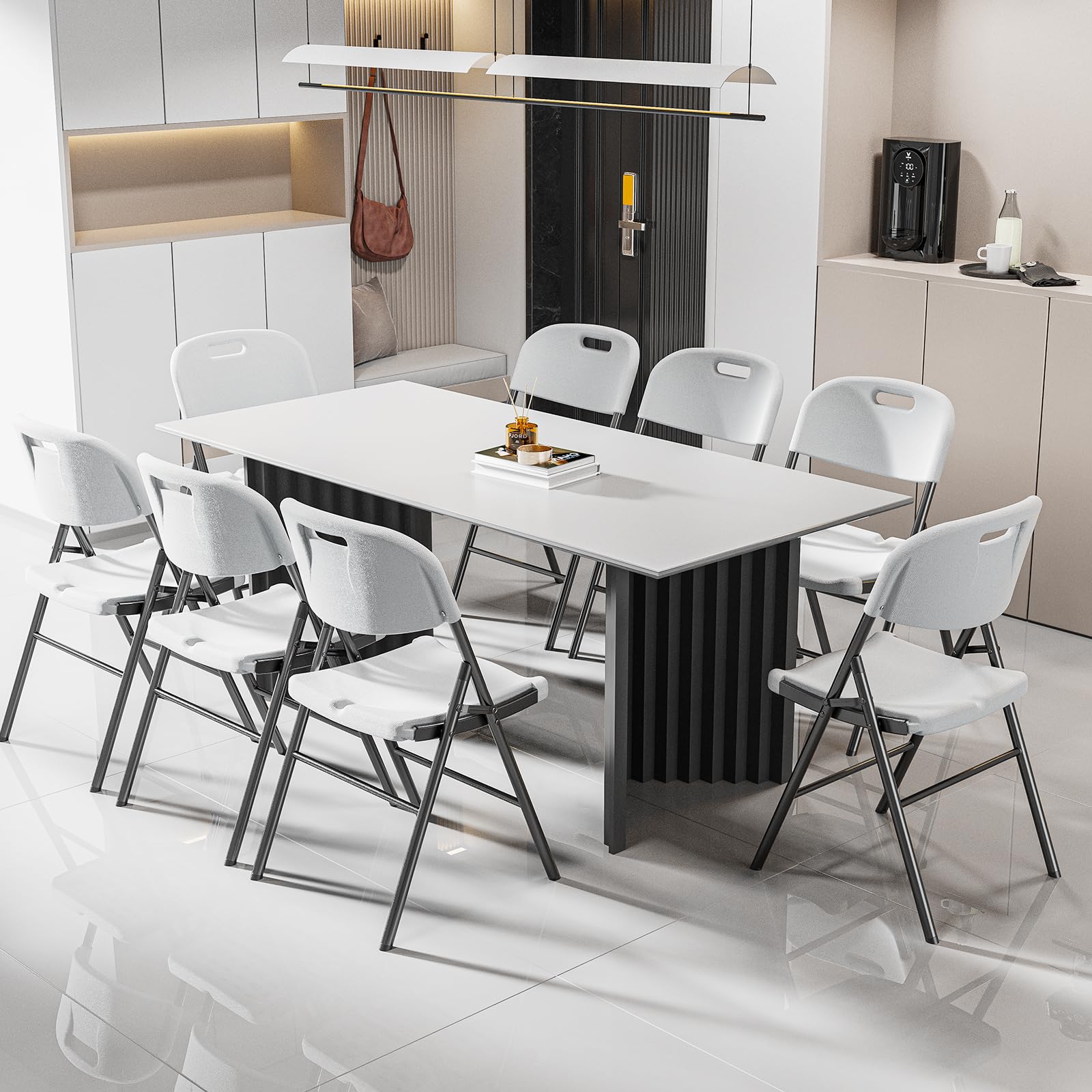 Portable HDPE plastic folding chair