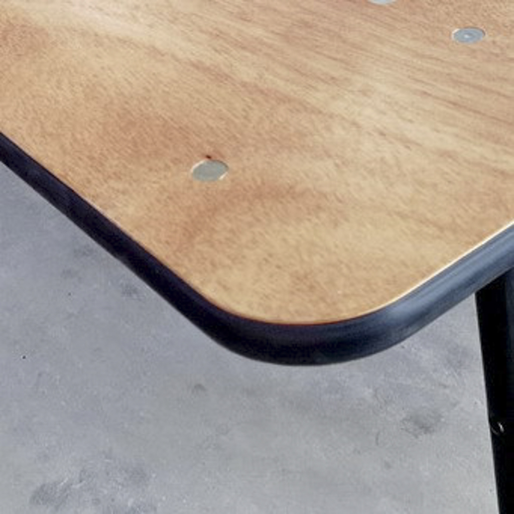 Rectangular Wood Top Folding Banquet Table, Metal Folding Legs for Event Rental