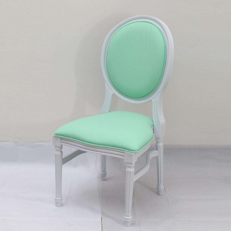 Round Back Upholstered Velvet Louis Chair Multiple Colors for Wedding Banquet Event Rental