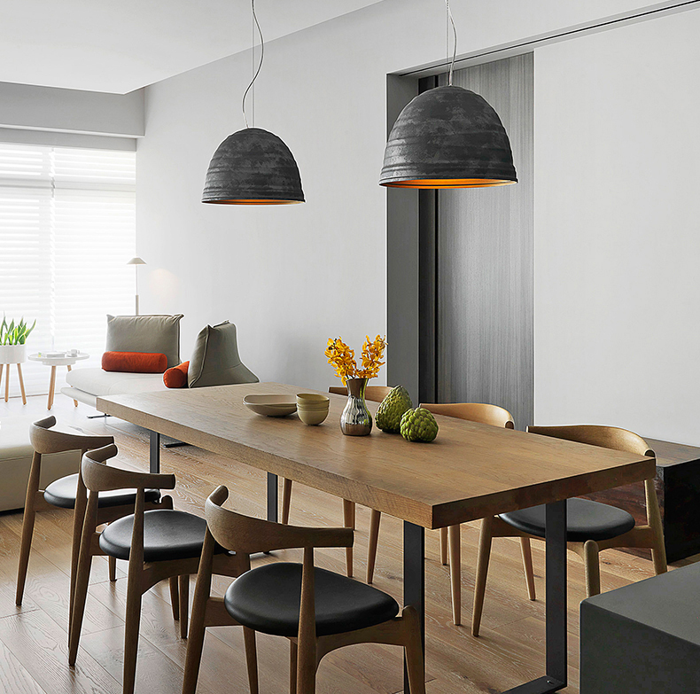 Solid Wood Dining Table – Japanese Nordic Minimalist Style